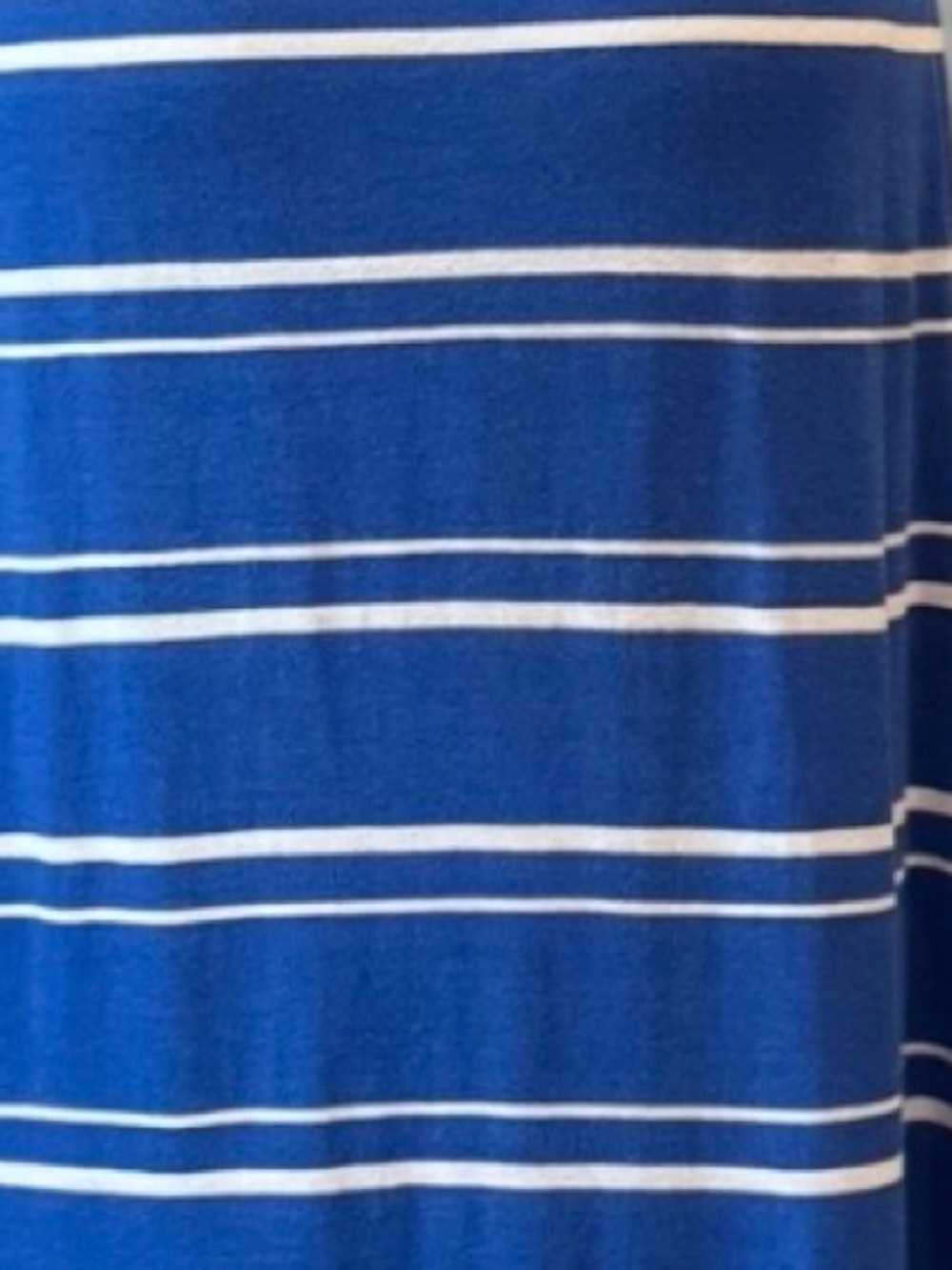 2 for $30 | Tommy Hilfiger Blue and White Striped Tank Maxi Dress - Picture 7 of 15